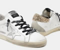 GGDB White leather Super-Star sneakers with glittery heel tab