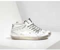 GGDB SNEAKERS MID STAR IN PELLE LUCIDA E STELLA TRAFORATA white polish Lovers size