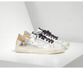 Golden goose Sneakers MAY in Pelle e Stella in Pelle SILVER GOLD WHITE ST Lovers 