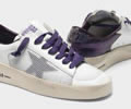 Golden Goose Stardan sneakers with star and heel tab in metallic purple