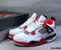 Air Jordan 4 Fire Red AJ4 Lovers shoes