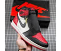 Air Jordan 1 Retro Bred Toe 555088-610 Lovers best quality 1:1