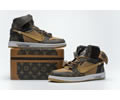 Louis Vuitton x Air Jordan 1 Lovers shoes