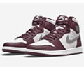 Air Jordan 1 High OG Bordeaux 555088-611 Lovers shoes 
