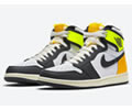 Air Jordan 1 High OG Volt Gold 555088-118 Lovers shoes 
