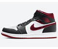 Air Jordan 1 Mid Metallic Red 554724-122 Lovers shoes 