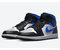 Air Jordan 1 Mid Racer Blue 554724-140 Lovers shoes 