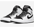 Air Jordan 1 Mid 554724-121 Lovers shoes 
