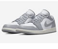 Air Jordan 1 Low Vintage Grey 553558-053 Lovers shoes 