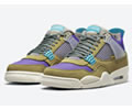 Union x Air Jordan 4 Desert Moss DJ5718-300 Lovers shoes 