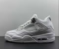 NIKE Air Jordan 4 RETRO AJ4 308497-100 Lovers shoes best quality 1:1