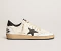 GGDB Ball Star sneakers in white nappa leather with black leather star and heel tab
