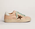 GGDB Hi Star sneakers with leopard-print pony skin star and white crocodile-print leather heel tab