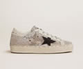 GGDB Hi Star sneakers in silver glitter and wool and star with chenille embroidery