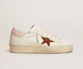 GGDB Hi Star LTD sneakers with brown suede star and pink suede heel tab