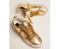 GGDB Yeah sneakers in gold laminated leather