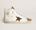 GGDB Francy sneakers in nude suede and white leather with contrast star