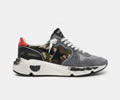 GGDB Camouflage Running Sole sneakers with textured nylon insert and red heel tab