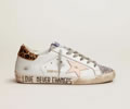 GGDB Super-Star sneakers with silver glitter tongue and handwritten lettering on the foxing