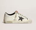 GGDB Super-Star LTD sneakers in beige canvas with black leather star and white leather heel tab