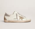 GGDB Super-Star sneakers with silver heel tab and metal stud lettering 