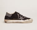 GGDB Super-Star Penstar LAB sneakers in black distressed canvas with crystal star and heel tab