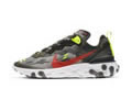 Nike React Element 87 Olive Camo CJ4988-200 Lovers shoes