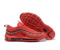 Nike Air Max 97 Red Leather Essential AQ0655-121 Lovers shoes