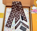 LOUIS VUITTON Monogram Silhouette Scarf Ribbon Hair best quality