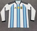 Argentina Home Long Sleeve Soccer Jersey 26 27
