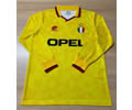 Italy League Retro 94-95 Ac third yellow long sleeves soccer jersey