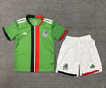 Kids kit 25-26 Mexico green soccer jersey