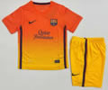 kids kit Retro 12-13 Bar away soccer jersey