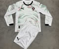 Kids Portugal Away Long Sleeve Soccer Uniform 26 27