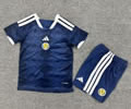 Kids Scotland Home Soccer Uniform 26 27