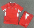 Kids Switzerland Home Soccer Uniform 26 27
