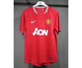 Player version Retro 11-12 man u home red soccer jersey