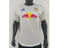 Player version 25-26 Leeds home white soccer jersey