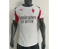 Player version 25-26 AC white soccer jersey